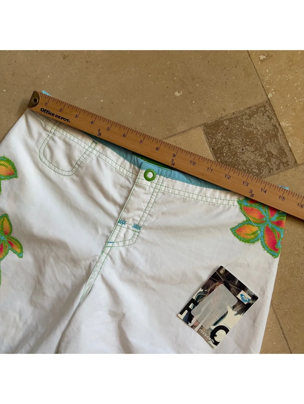 Y2K Roxy Quiksilver Surfer Board Swim Shorts Surf Trunks Vintage Junior's 3 NWT